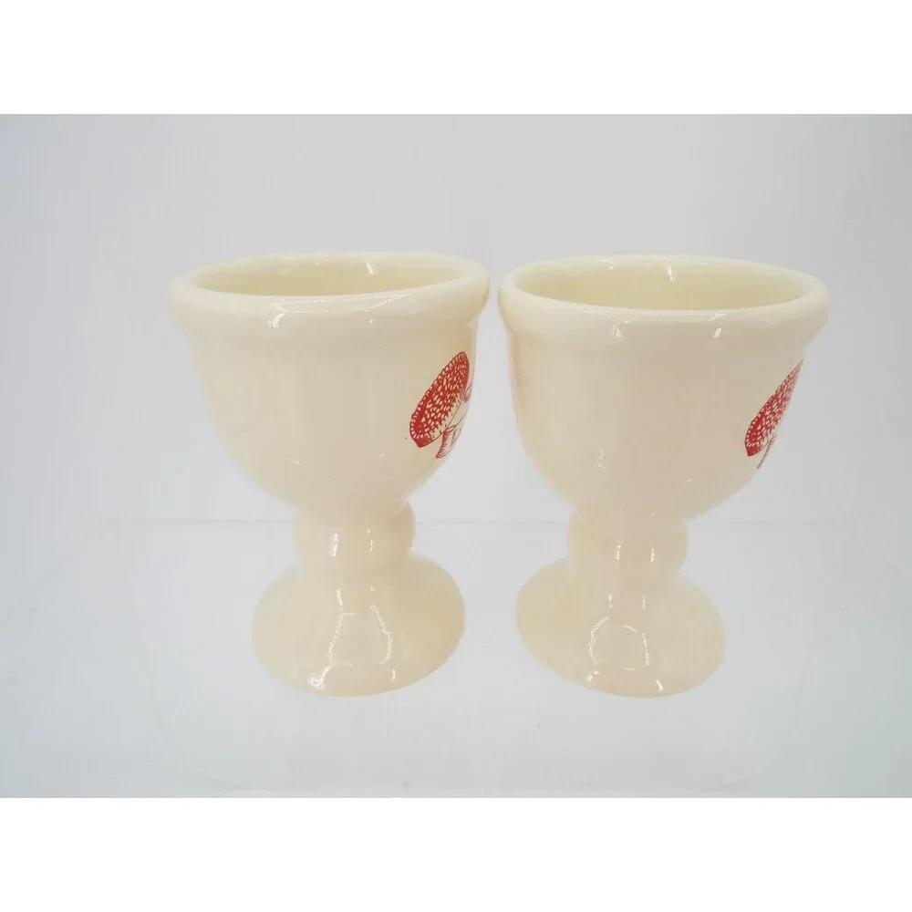 Pair of Le Comptoir De Famille France Le Petit De'Jeuner Egg Cups - Picture 4 of 9